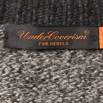 UNDERCOVER 2007 A/W Wool Sweater Gray Charcoal Size 2