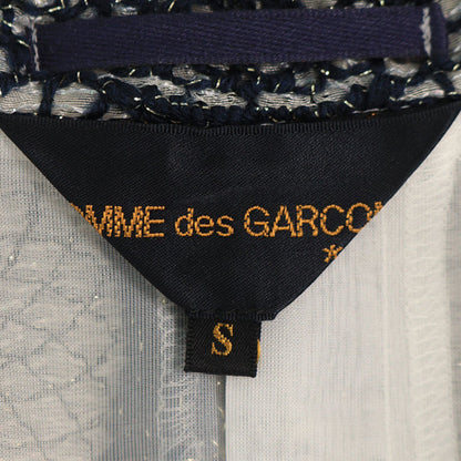 COMME des GARCONS 1995 A/W Nylon Wool Jacket Navy Size S
