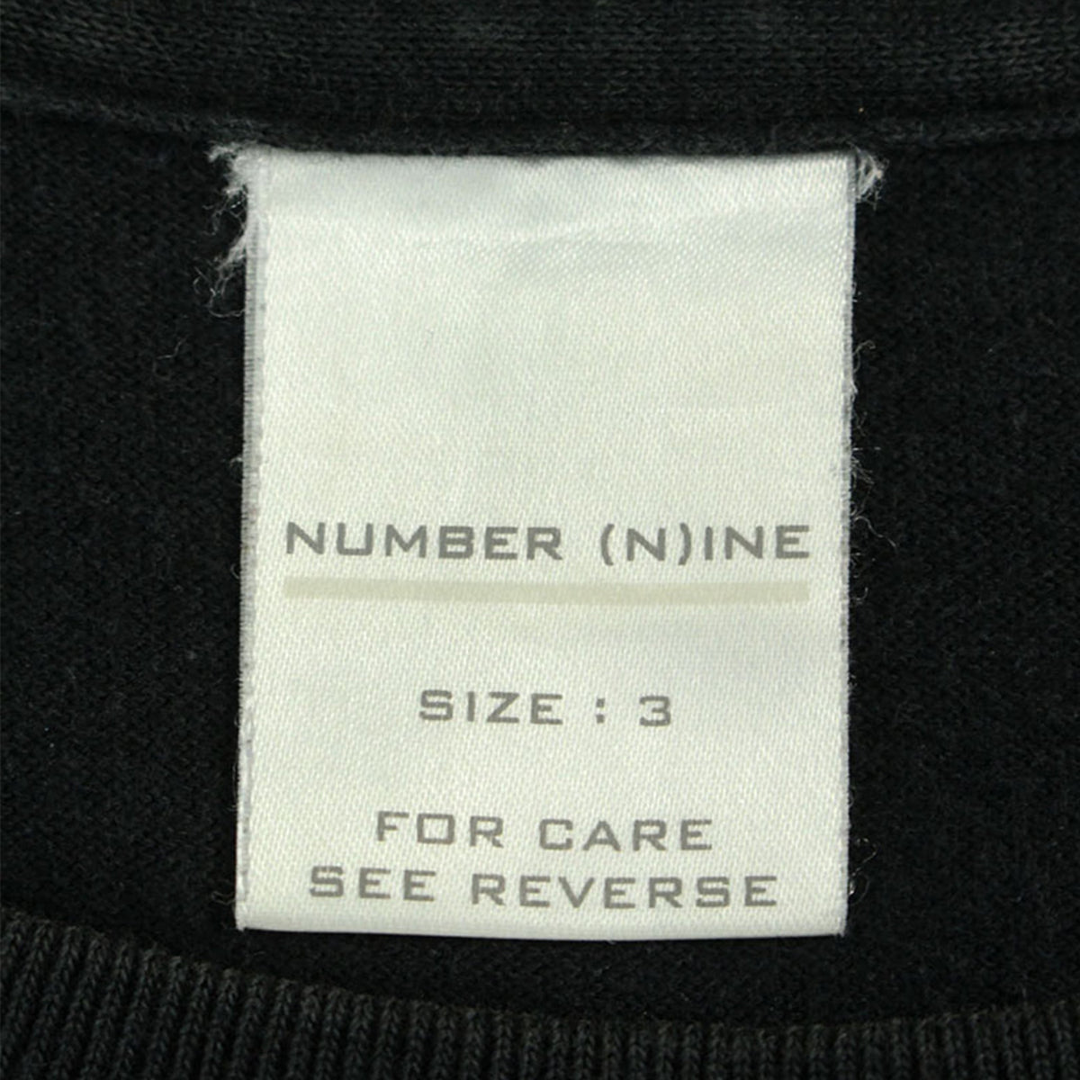 NUMBER (N)INE 2002 S/S Multi Cotton T-Shirt Size 3