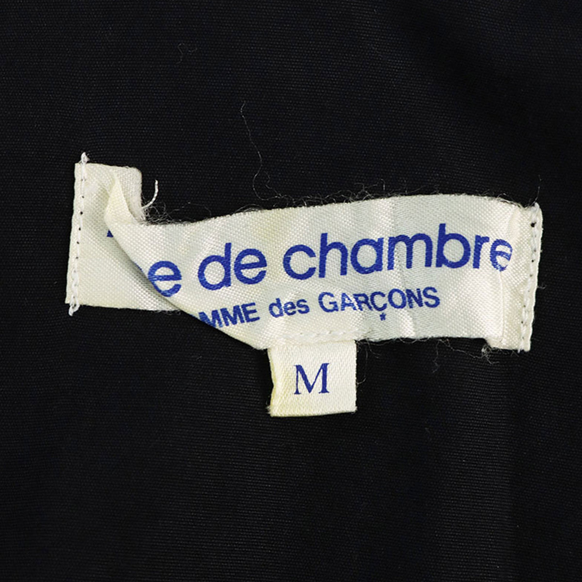 COMME des GARCONS 2004 S/S Cotton Shirt Dark Navy Size M
