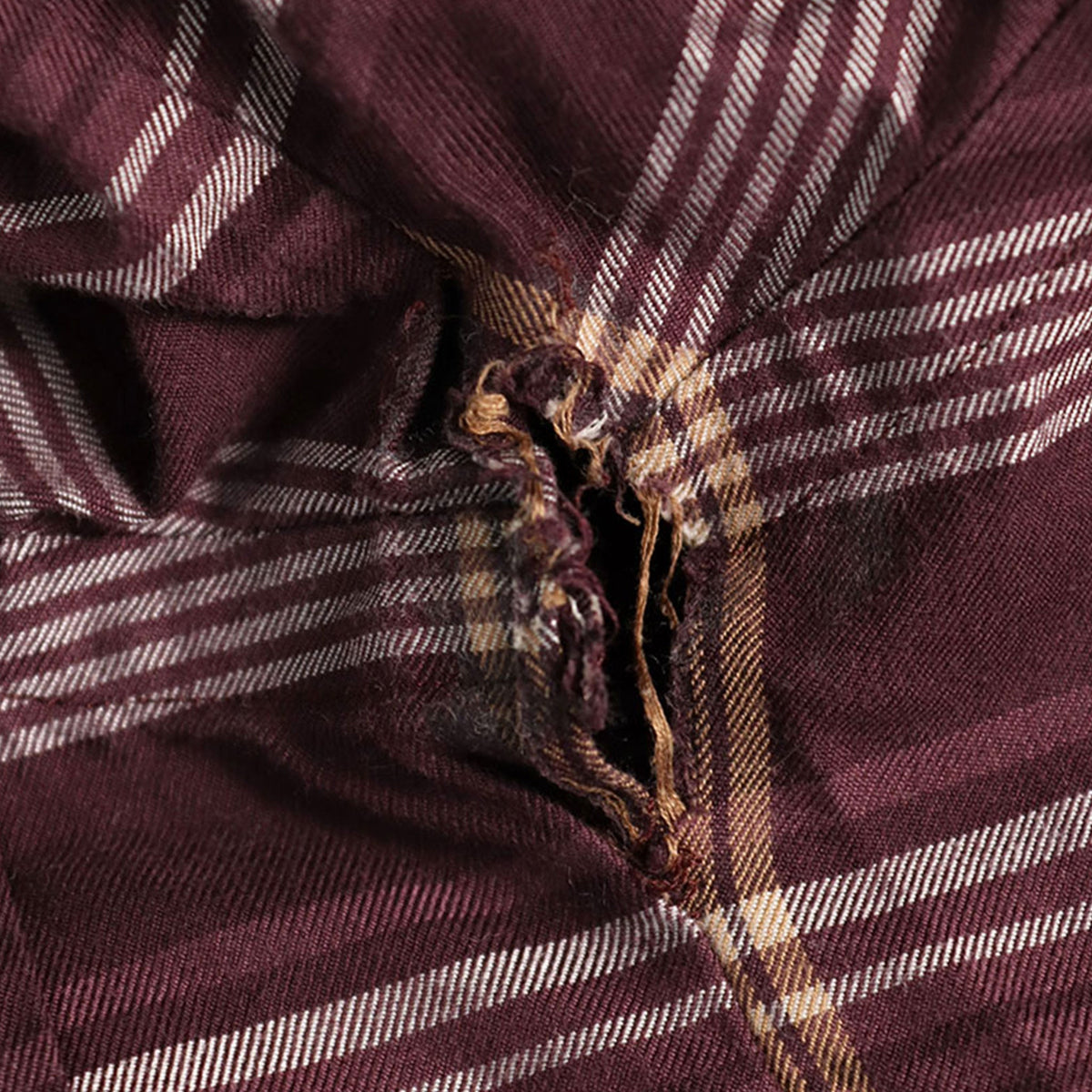 NUMBER (N)INE 2009 S/S Cotton Silk Long Sleeve Shirt Bordeaux Size 2