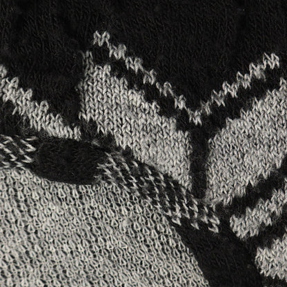RAF SIMONS 2003 A/W Black White Wool Blend Sweater Size 46