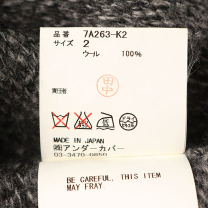 UNDERCOVER 2007 A/W Wool Sweater Gray Charcoal Size 2