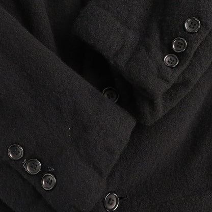 COMME des GARCONS 2007 A/W Wool Nylon Jacket Black Size SS