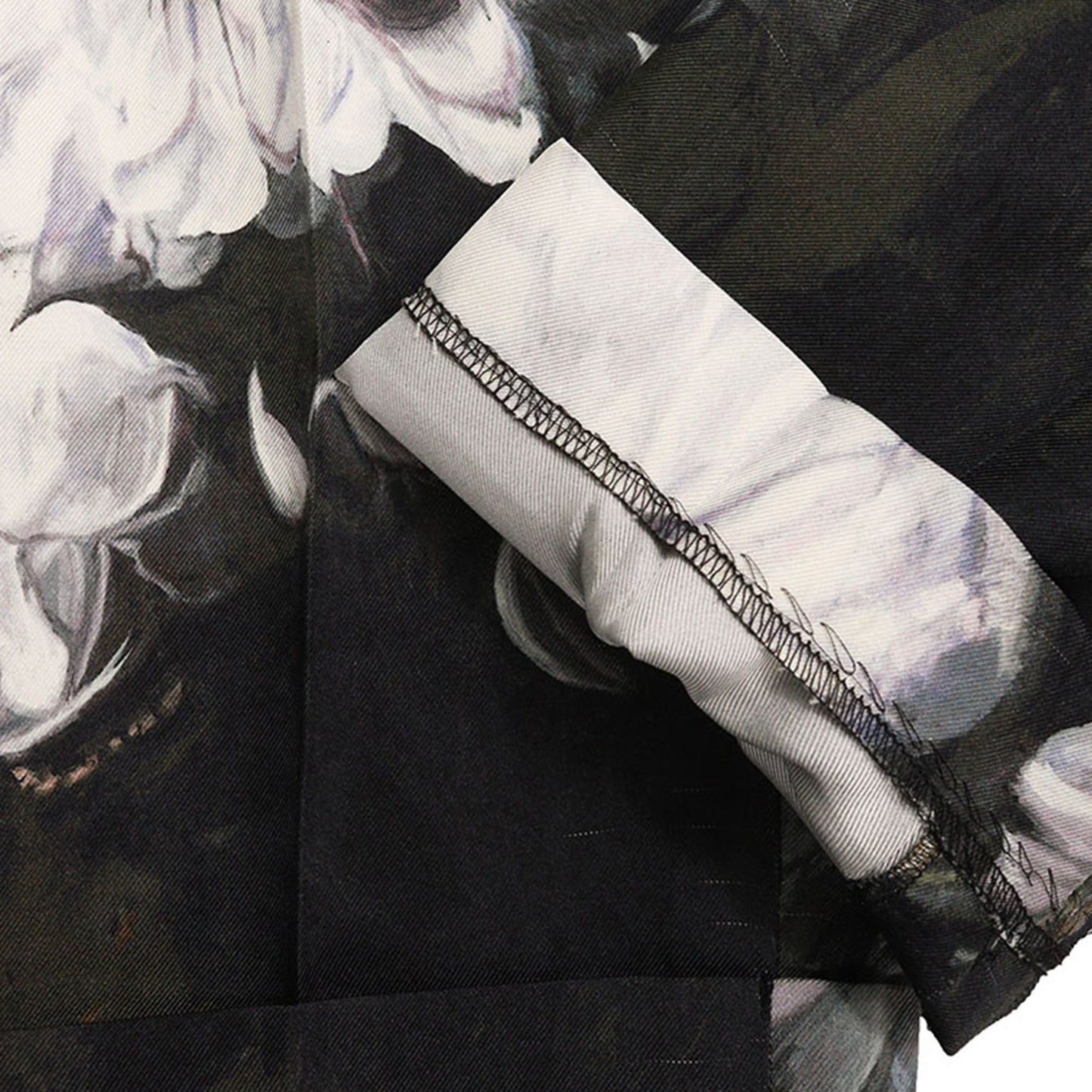 Alexander McQUEEN 2016 A/W Silk Pants Black/White Size 44