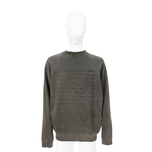 RAF SIMONS 2004 AW Cotton Hoodie Gray Size 48