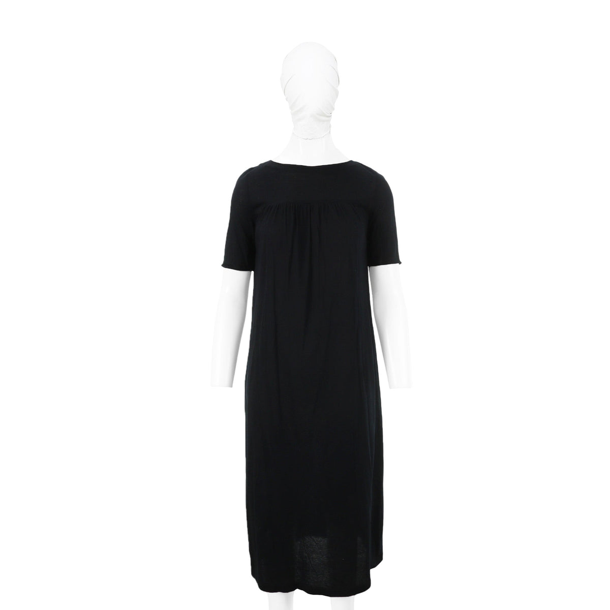 VERONIQUE BRANQUINHO Cotton Dress Dark Navy Size 40
