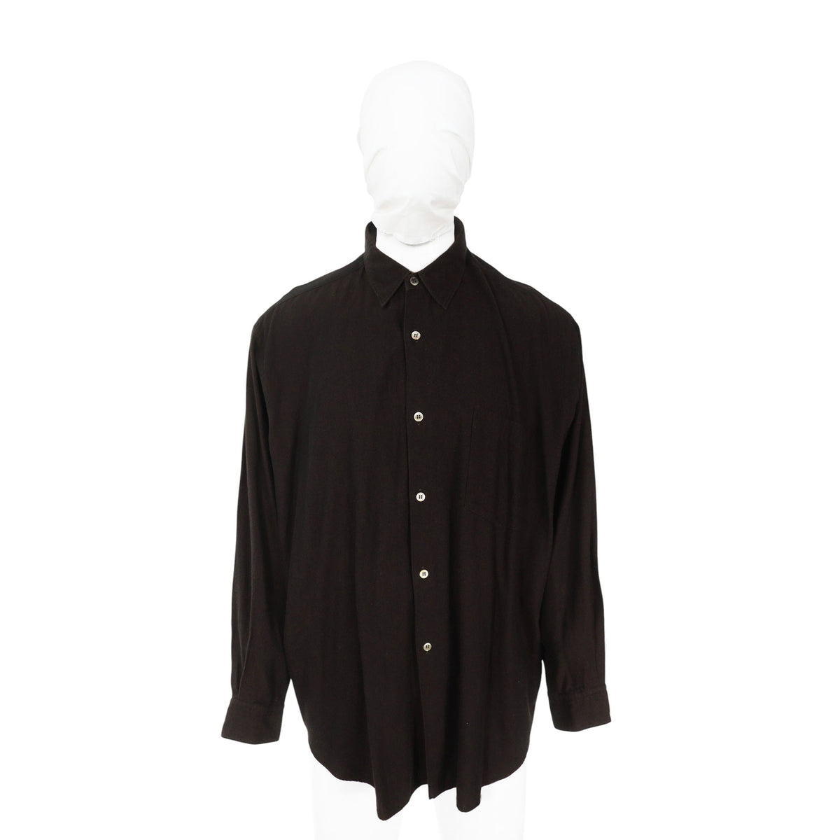 COMME des GARCONS Cotton Long Sleeve Dark Brown