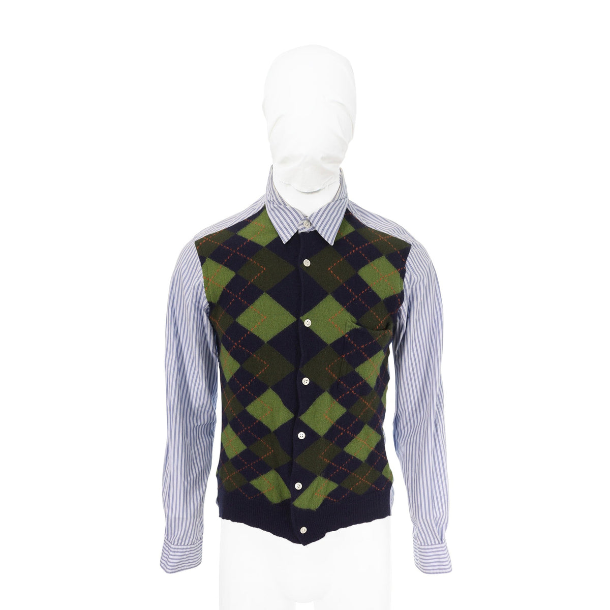 COMME des GARCONS 2006AW Cotton Wool Long Shirt Multi Size L