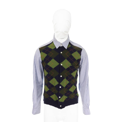 COMME des GARCONS 2006AW Cotton Wool Long Shirt Multi Size L