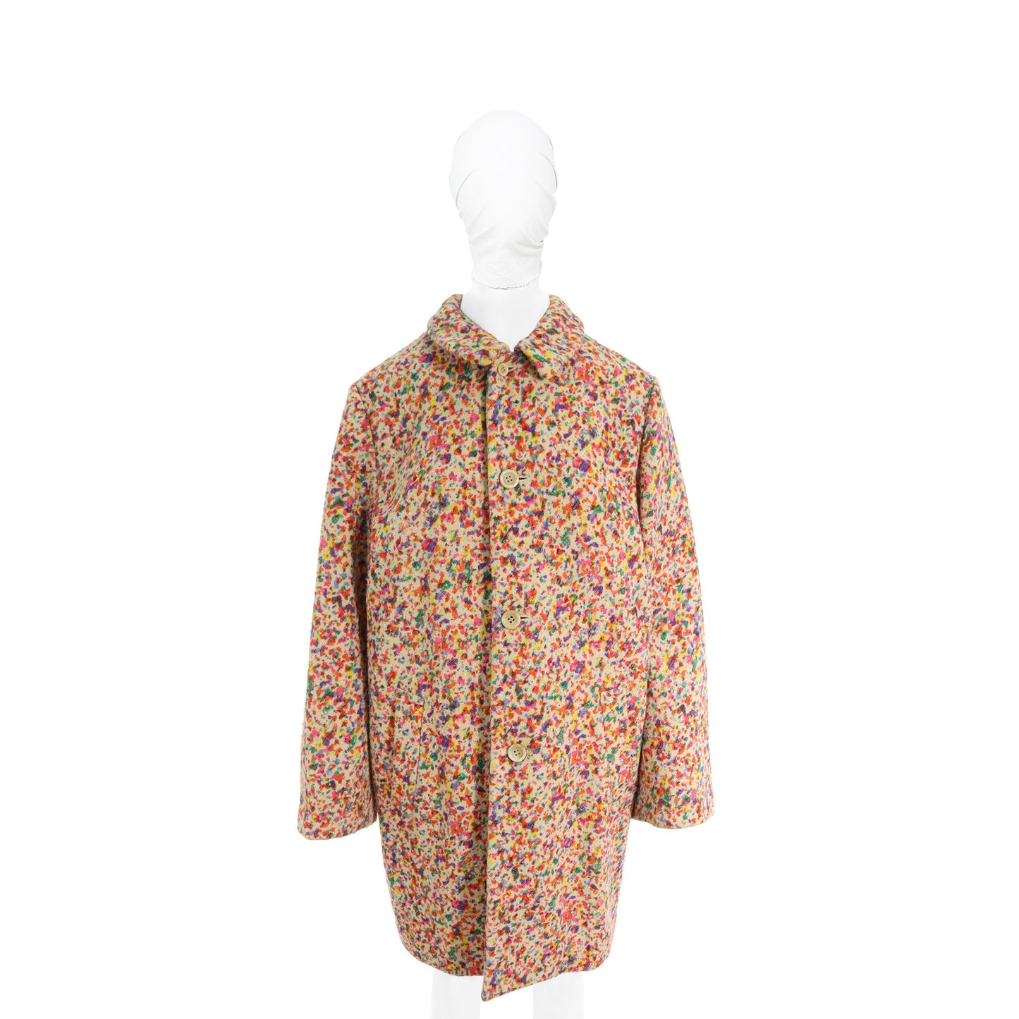 COMME des GARCONS 1992 S/S Wool Cupra Multi Coat Size M