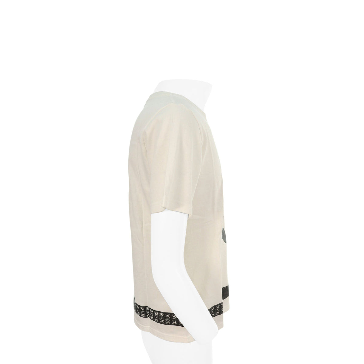 NUMBER (N)INE Cotton T-Shirt White Black Size 3