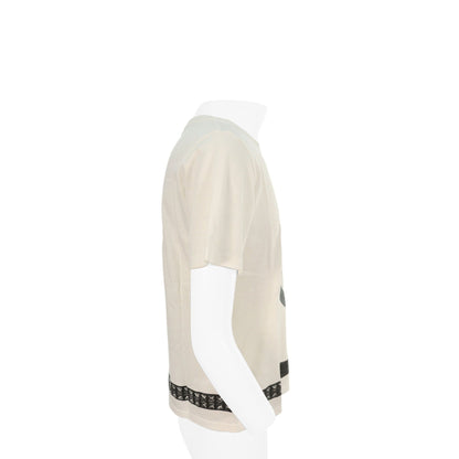 NUMBER (N)INE Cotton T-Shirt White Black Size 3