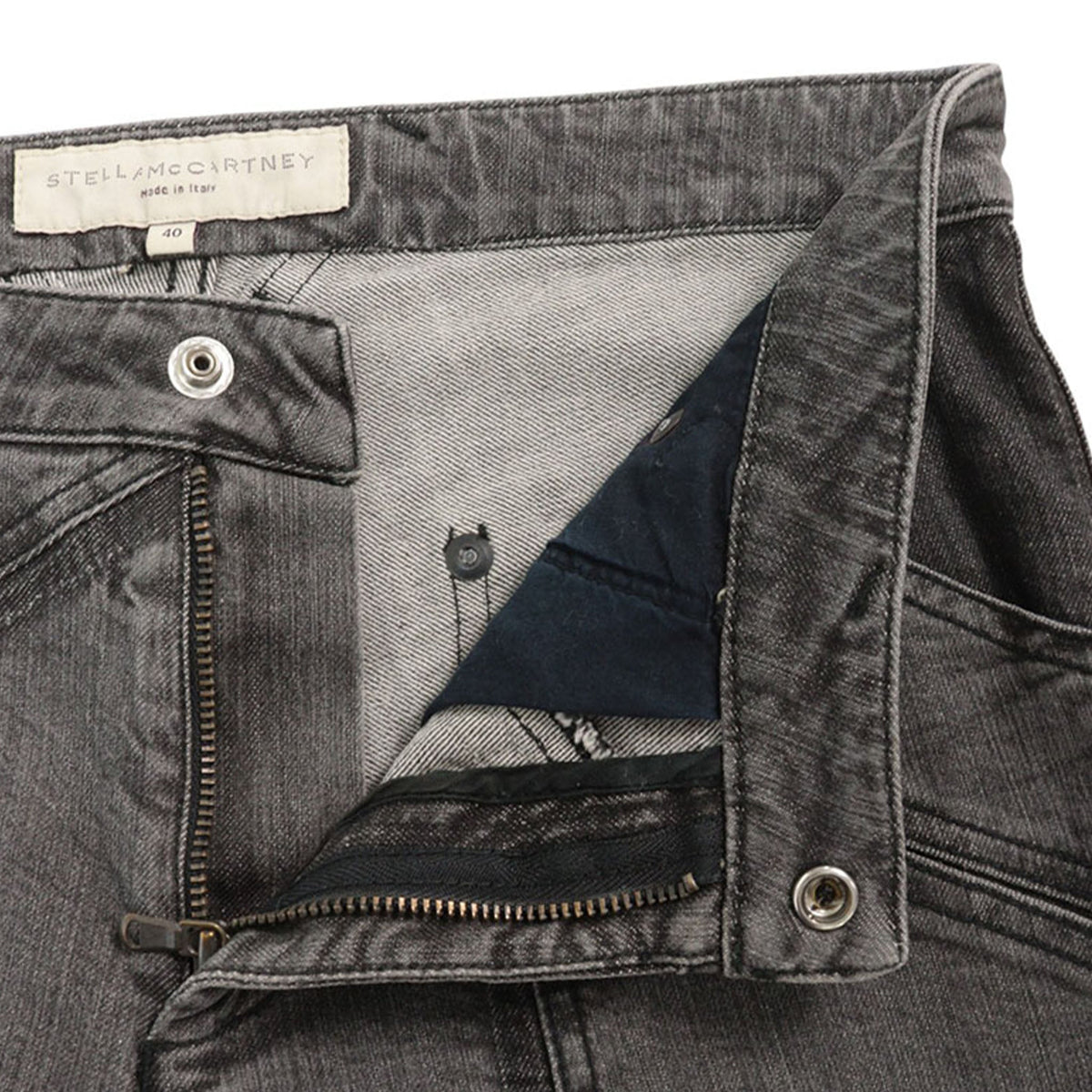 STELLA McCARTNEY 2004 Gray Denim Jeans Size 40