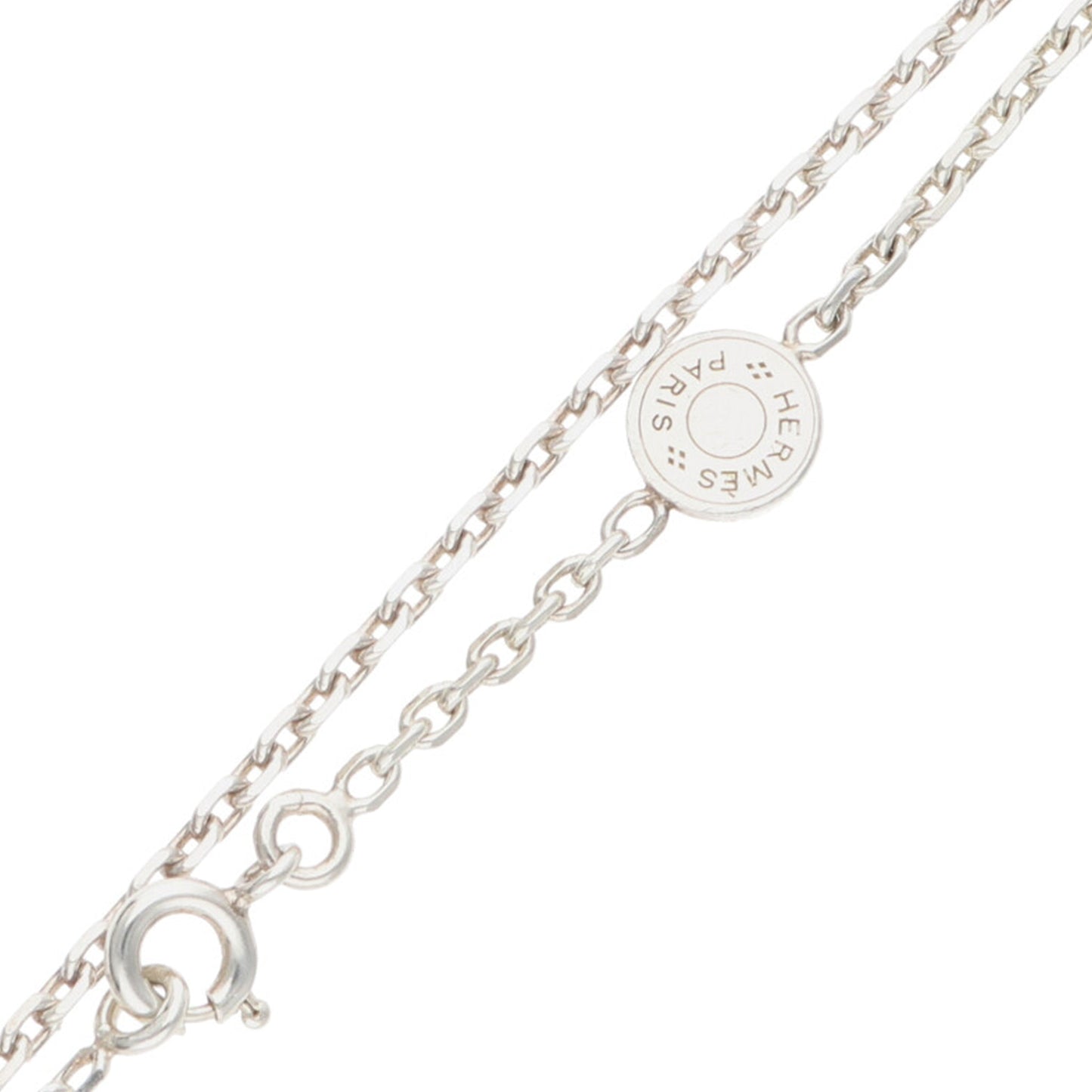 Hermes HERMÈS 2000s Two-Tone Silver Gold Necklace
