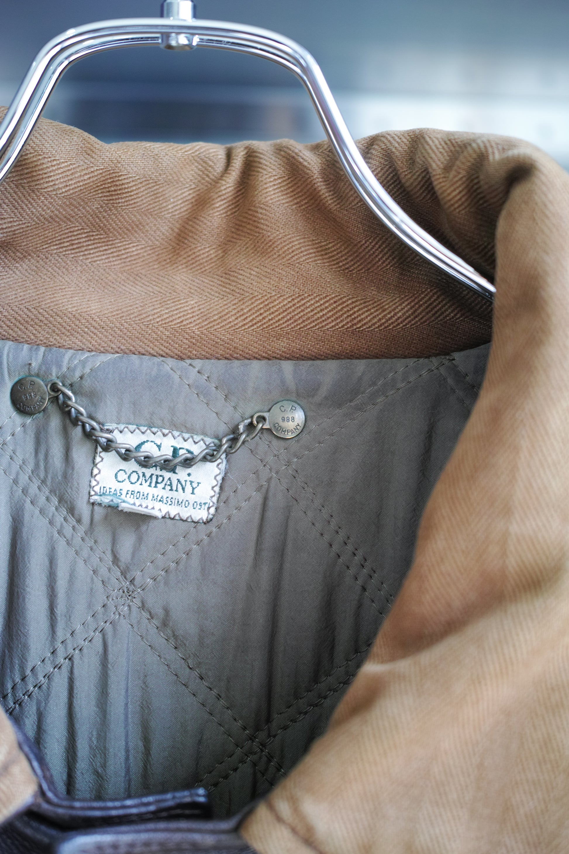 C.P. Company - C.P. COMPANY IDEAS FROM MASSIMO OSTI Lether Jacket Brown Size 52