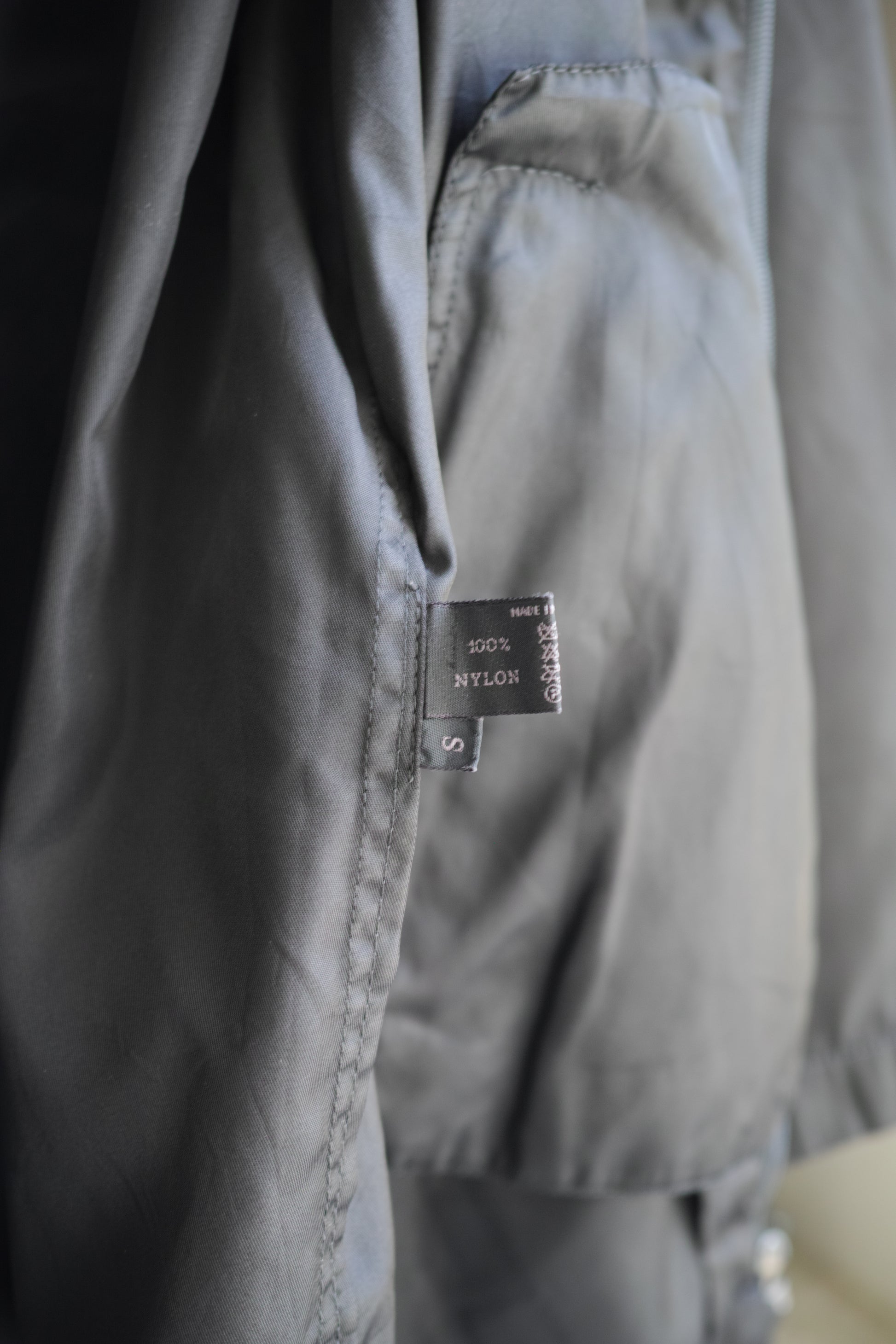 Prada - PRADA UOMO 90's Nylon mods coat black size S