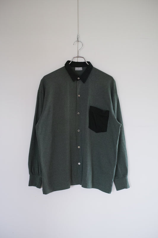 COMME des GARCONS HOMME 1991 L/S Shirt Olive Size XL
