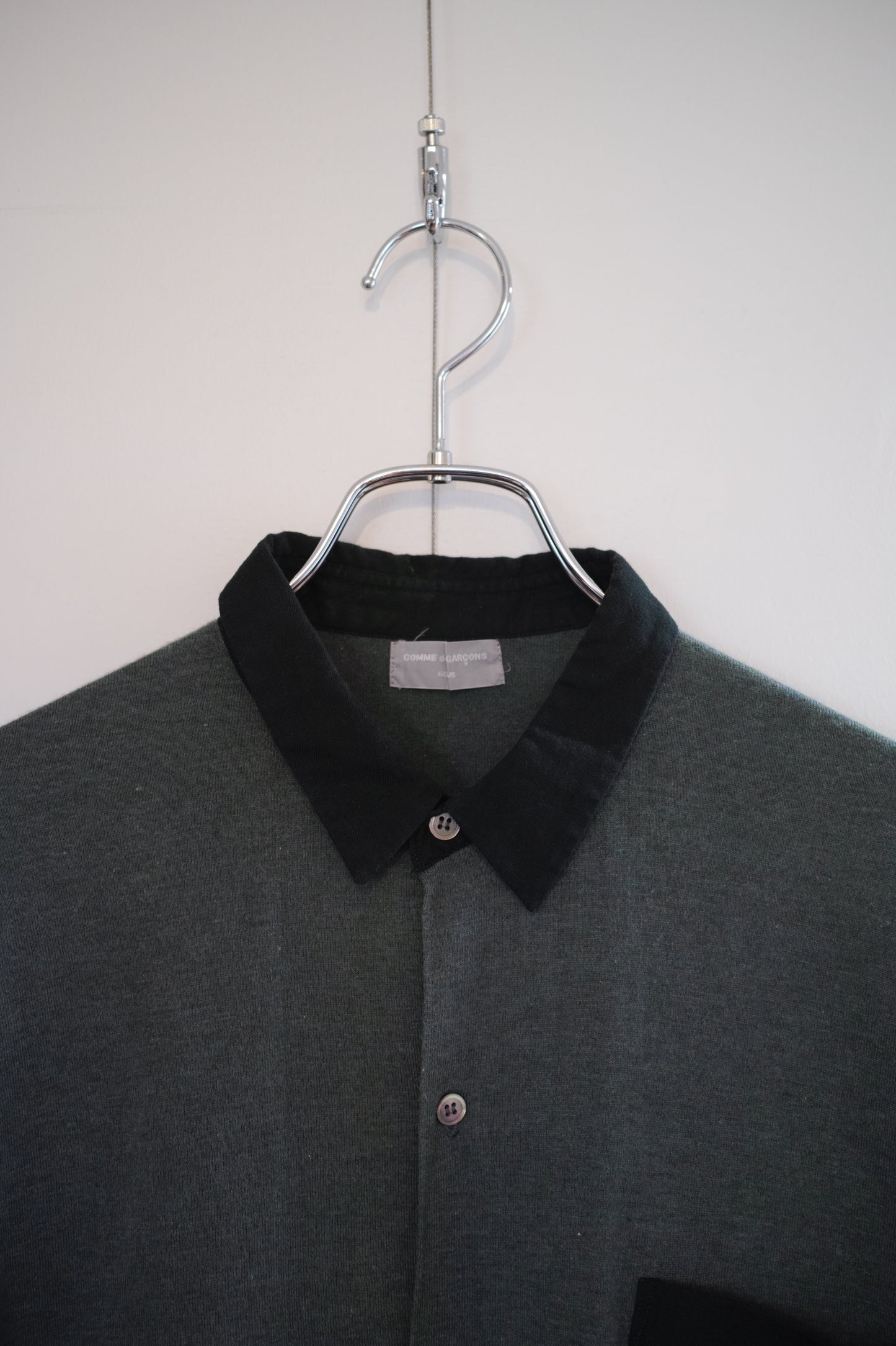 COMME des GARCONS HOMME 1991 L/S Shirt Olive Size XL