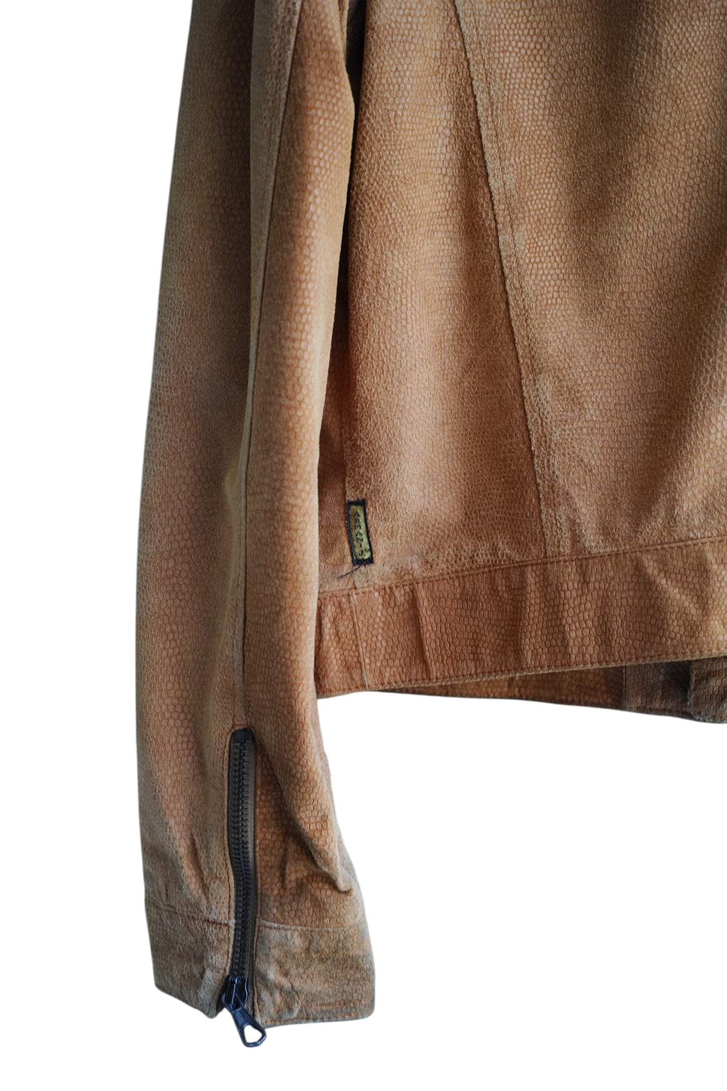 Armani - ARMANI JEANS Leather jacket brown size 52