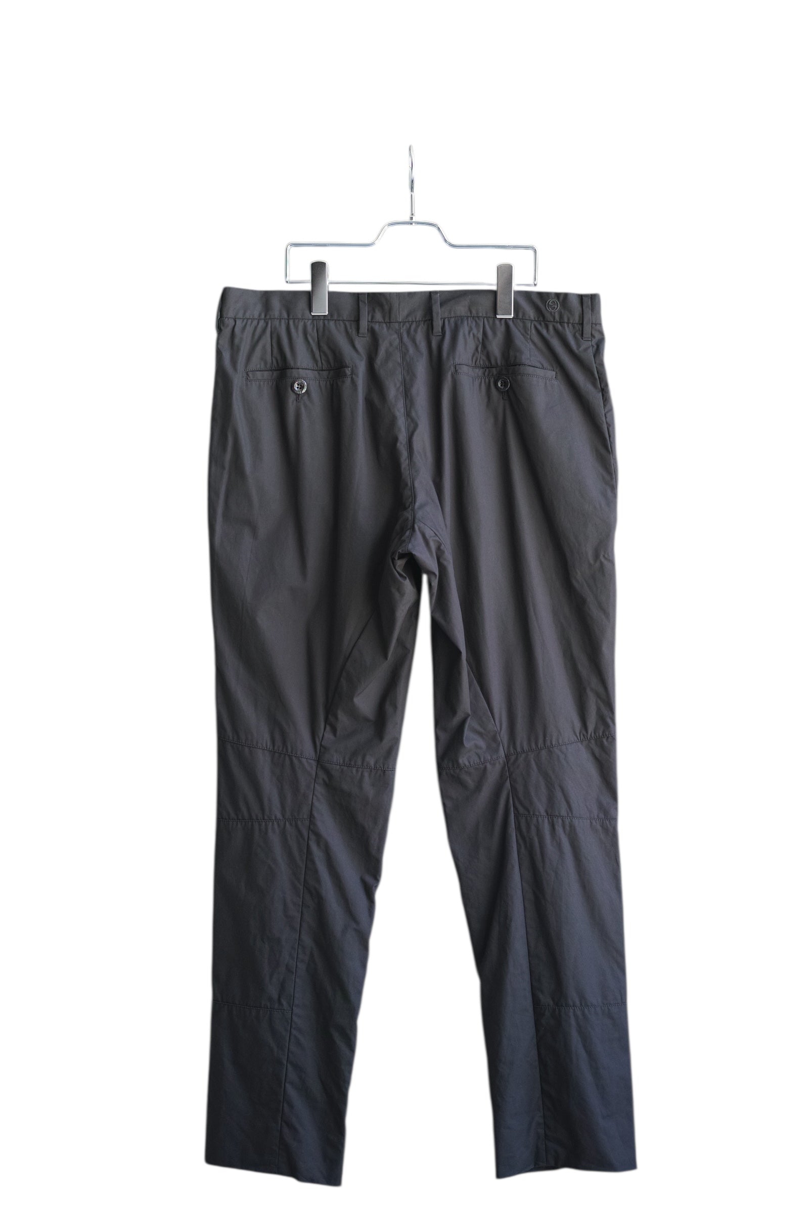 Gucci - GUCCI Cotton tapered pants black size 52