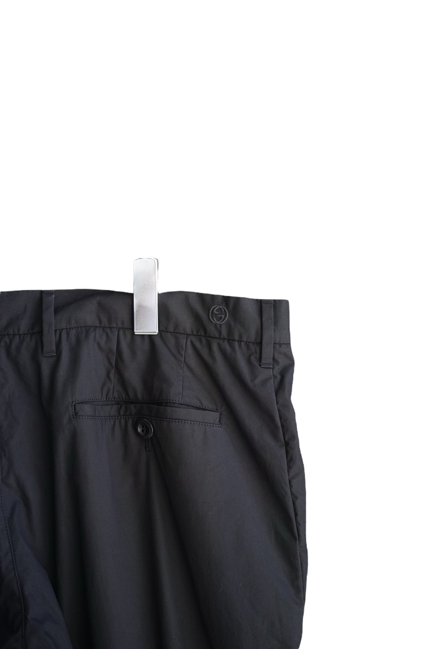 Gucci - GUCCI Cotton tapered pants black size 52
