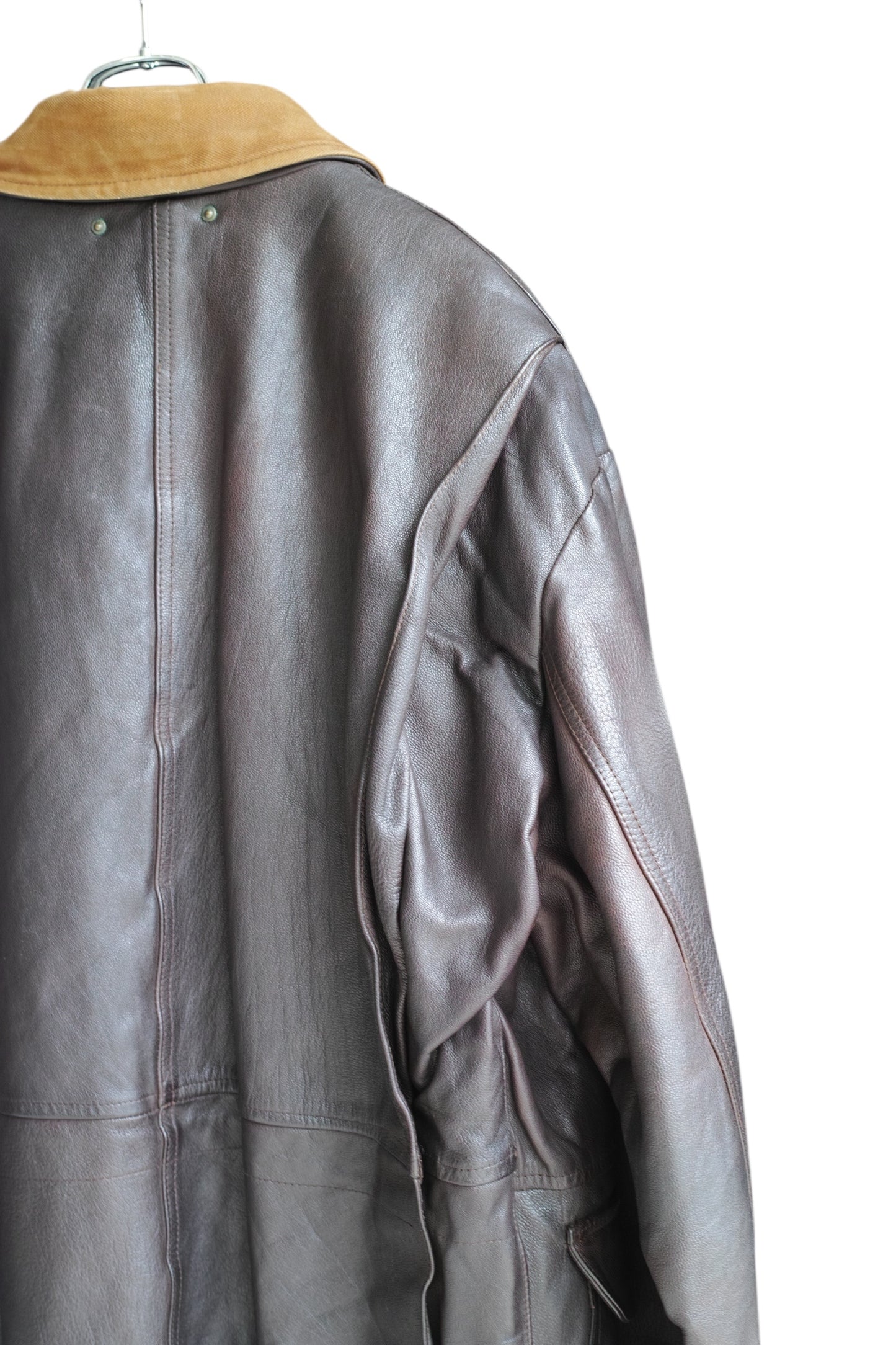 C.P. Company - C.P. COMPANY IDEAS FROM MASSIMO OSTI Lether Jacket Brown Size 52