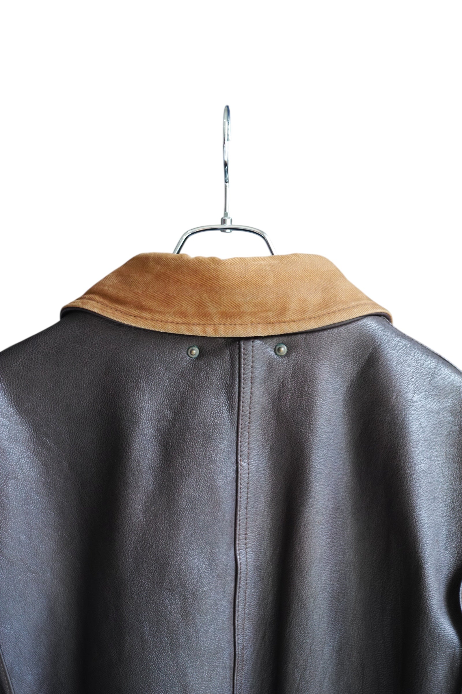 C.P. Company - C.P. COMPANY IDEAS FROM MASSIMO OSTI Lether Jacket Brown Size 52