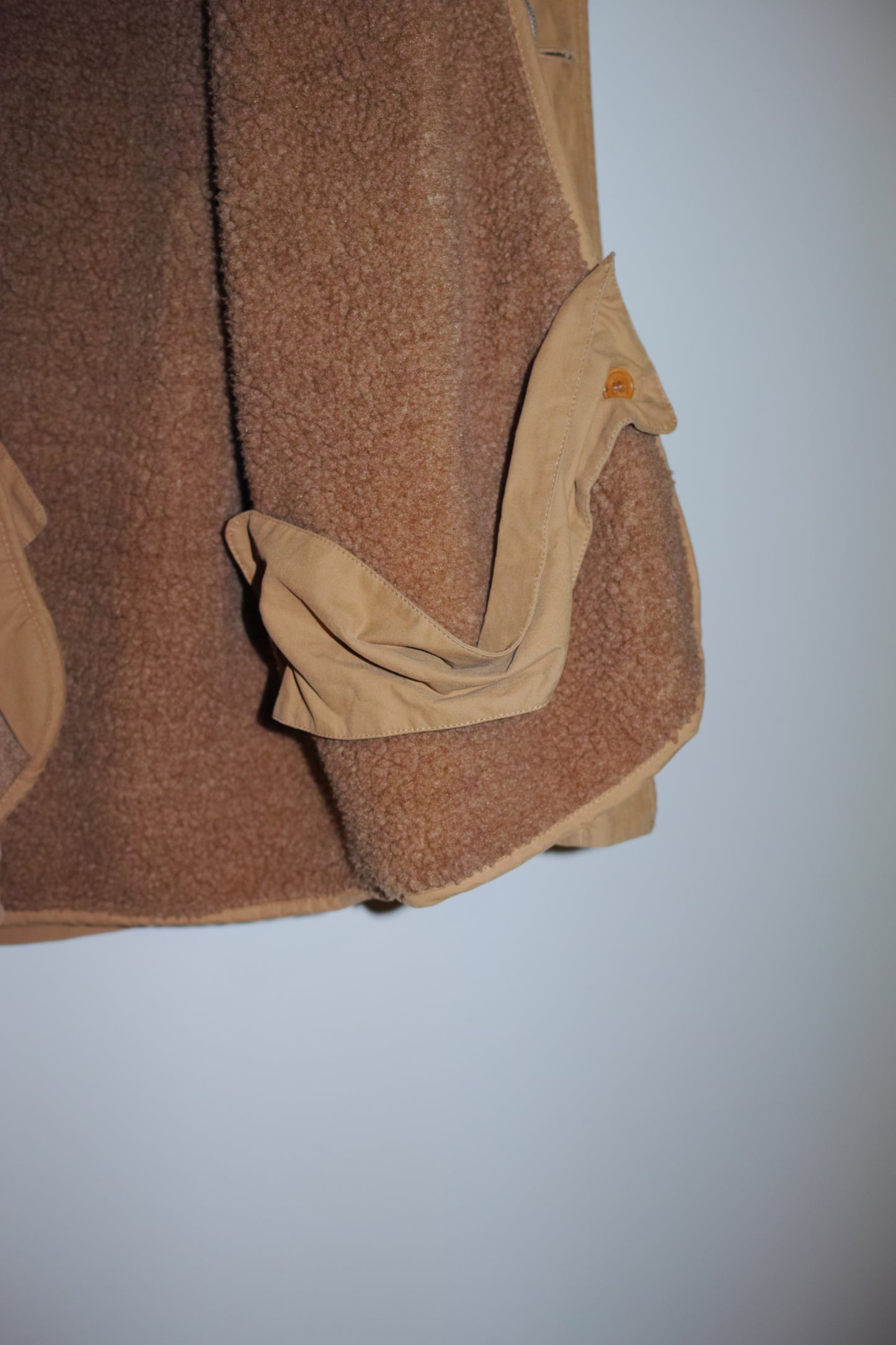 Helmut Lang - HELMUT LANG 00's Hooded Mods Coat With Liner Beige Size 46