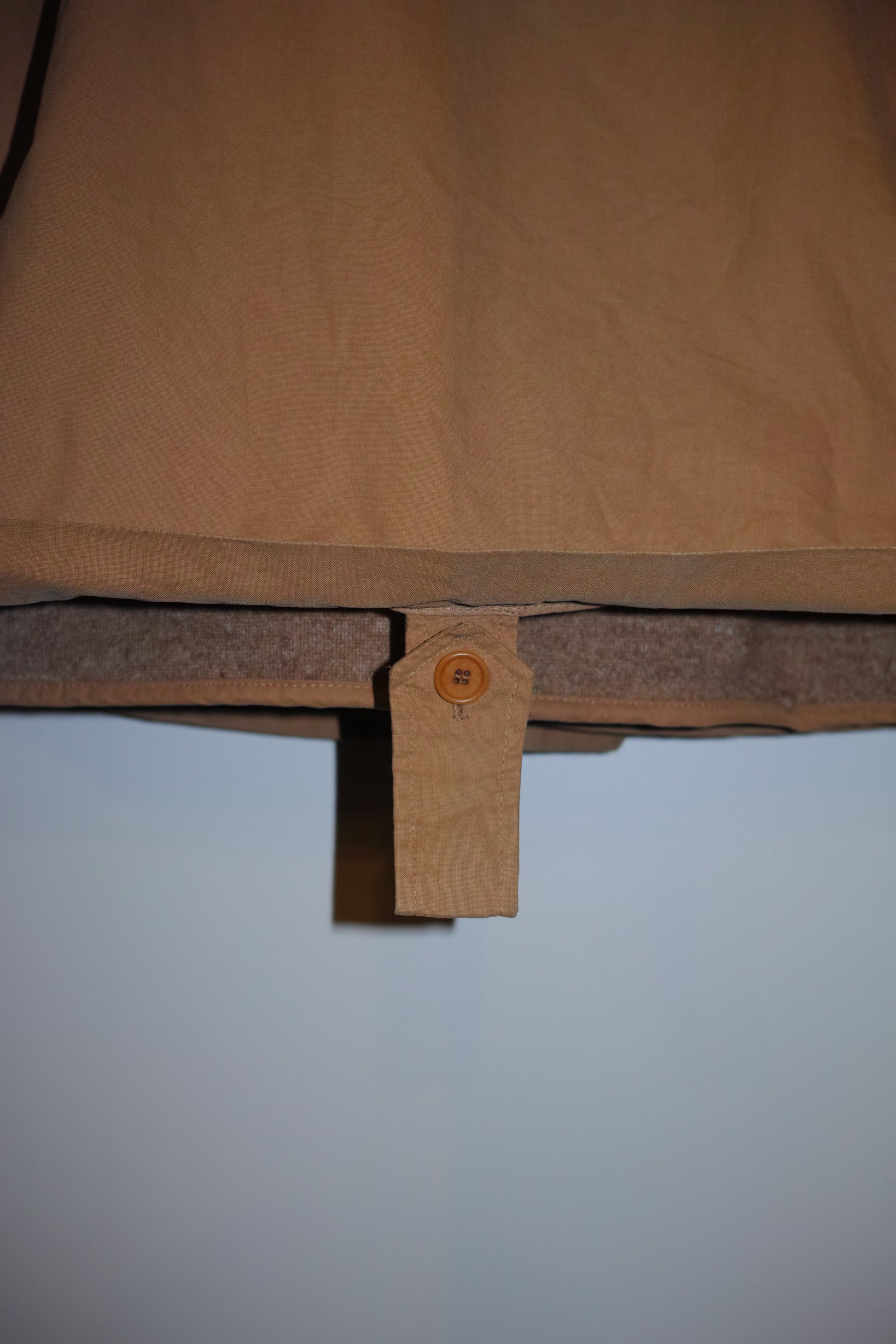 Helmut Lang - HELMUT LANG 00's Hooded Mods Coat With Liner Beige Size 46