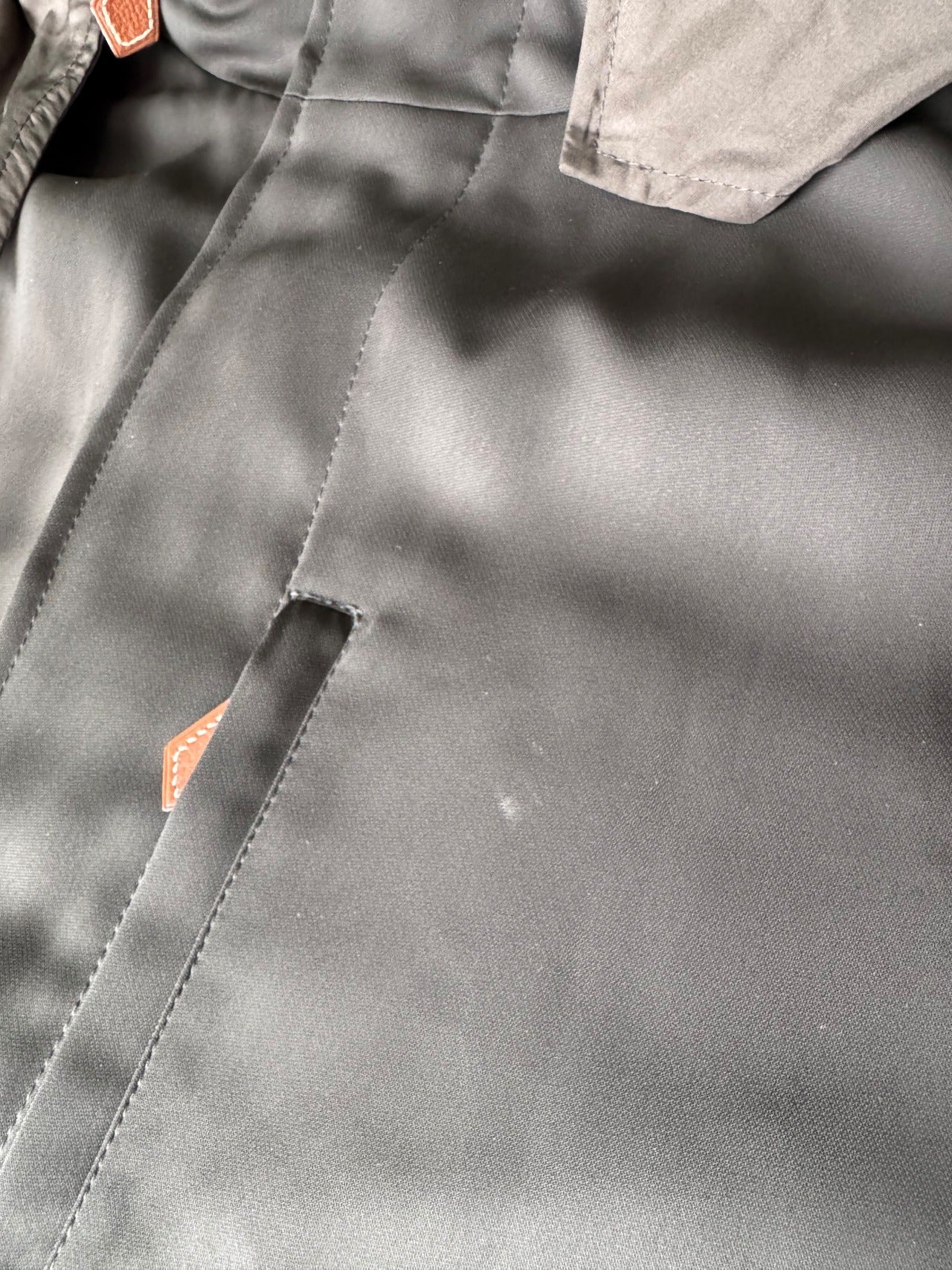 Hermes - HERMES 90's~00's Technical Coat Gray Size L