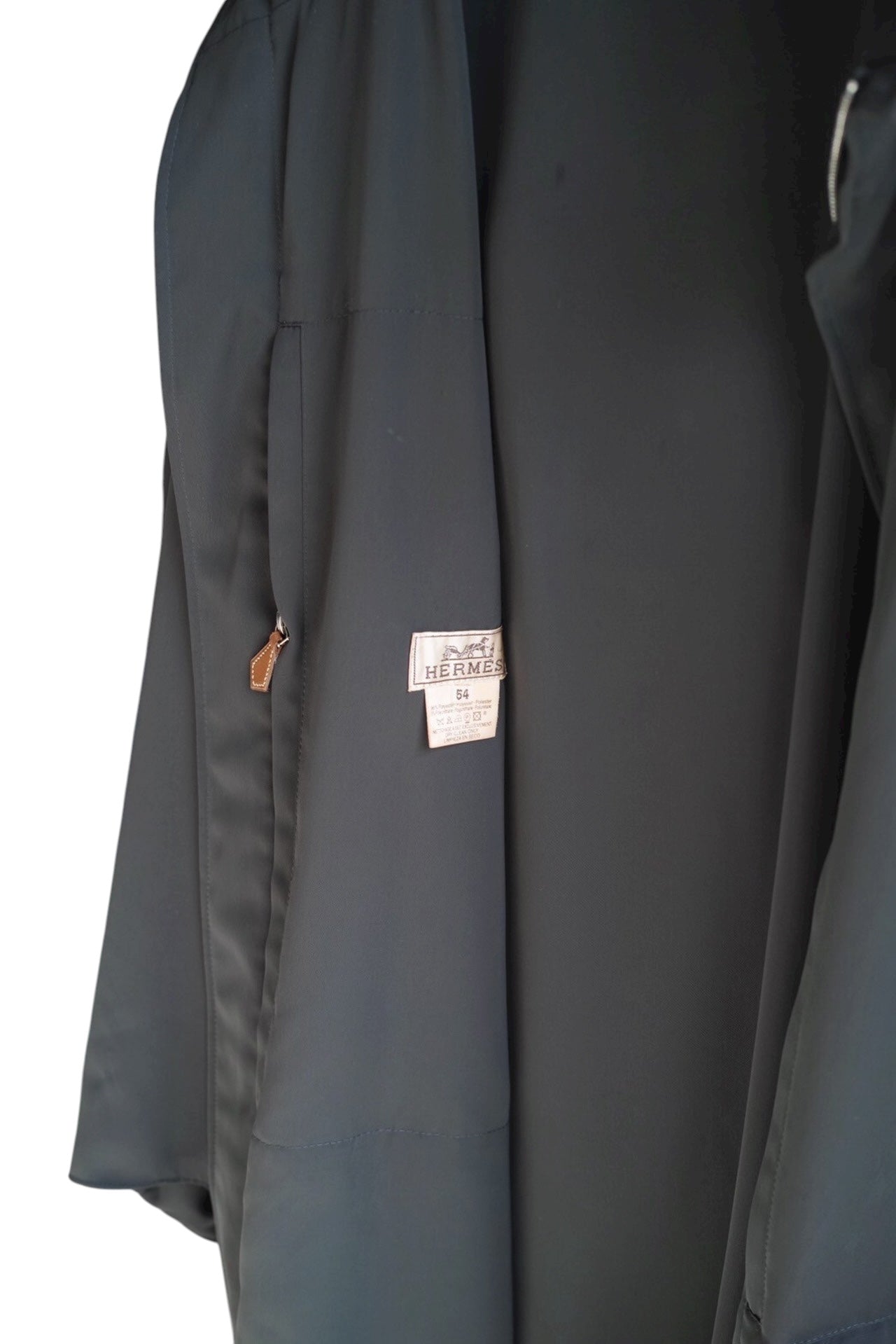 Hermes - HERMES 90's~00's Technical Coat Gray Size L