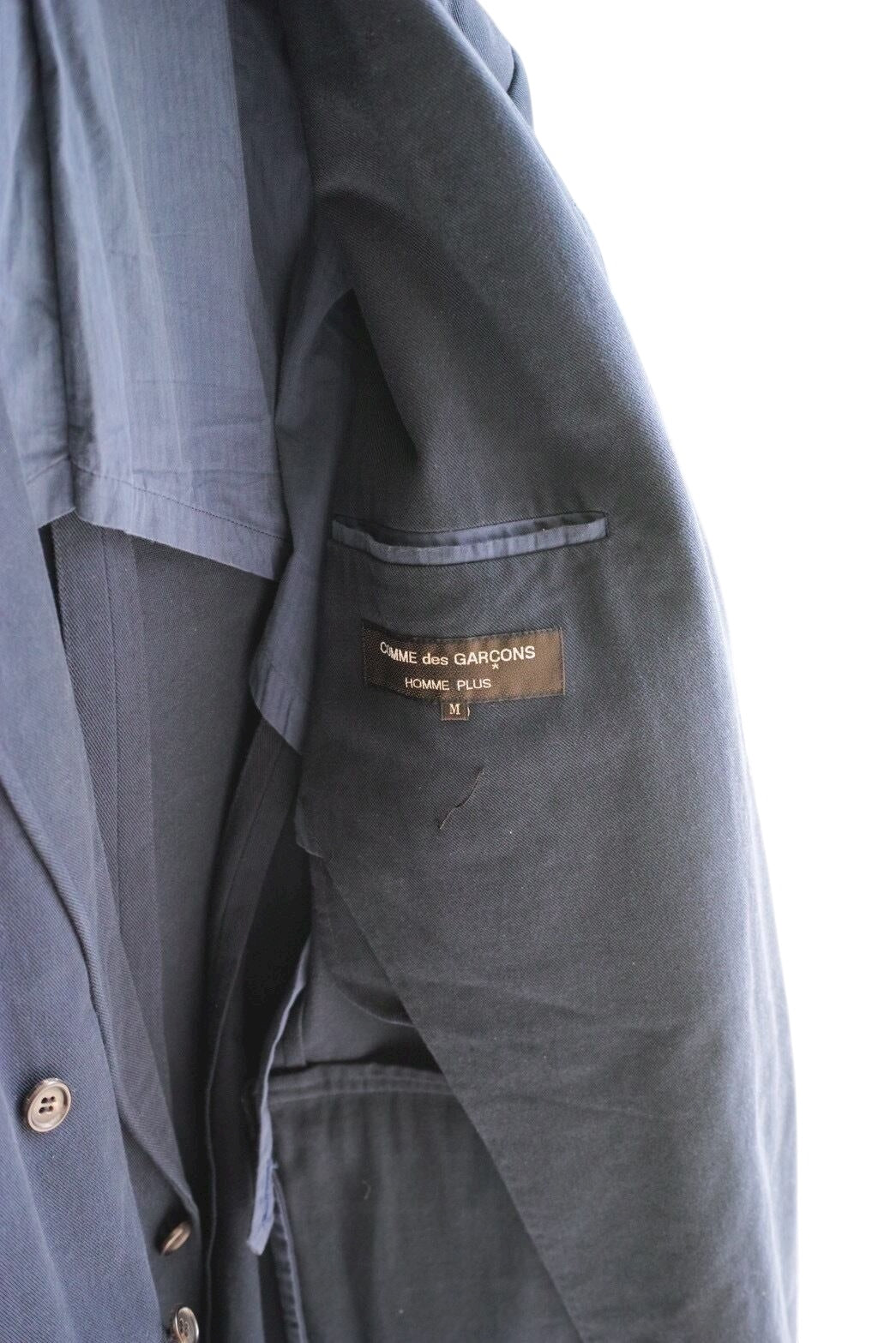 Comme des Garcons - COMME des GARCONS HOMME PLUS AD1990 Tailored Jacket Navy Size M