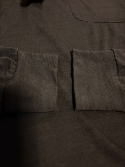 COMOLI AW15 Jersey Wool Long-Sleeve T-Shirt Black Size M