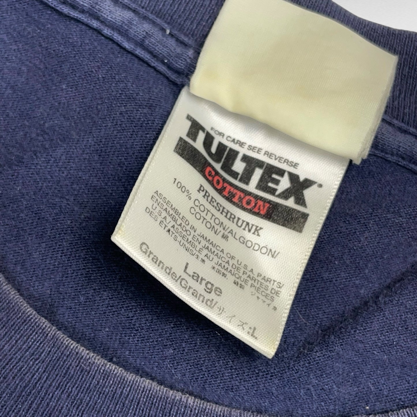 Tultex 90s Short Sleeve T-Shirt Blue Size L