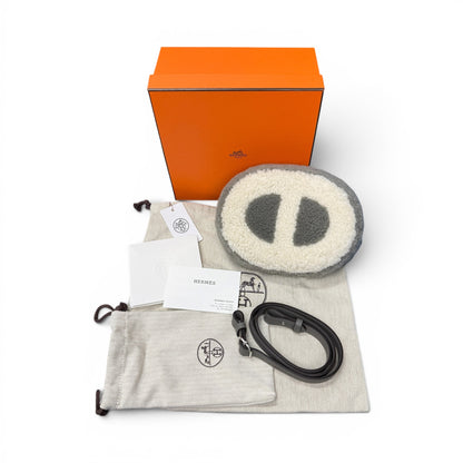 HERMES In-the-Loop Shearling Shoulder Bag Size ONE SIZE