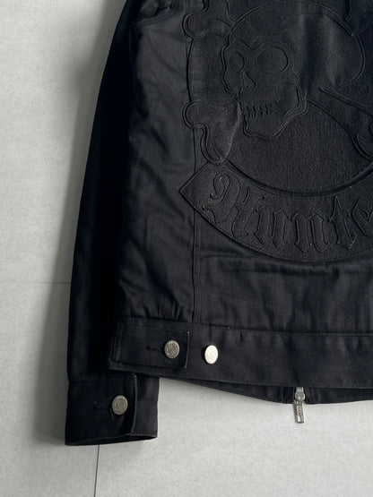 Bounty Hunter skull boa jacket Size M