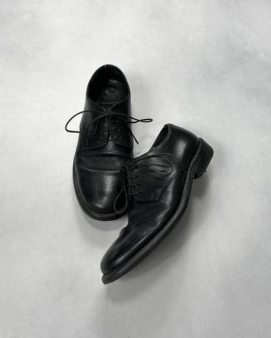 10sei0otto Cracked Leather Derby Shoes Size 10