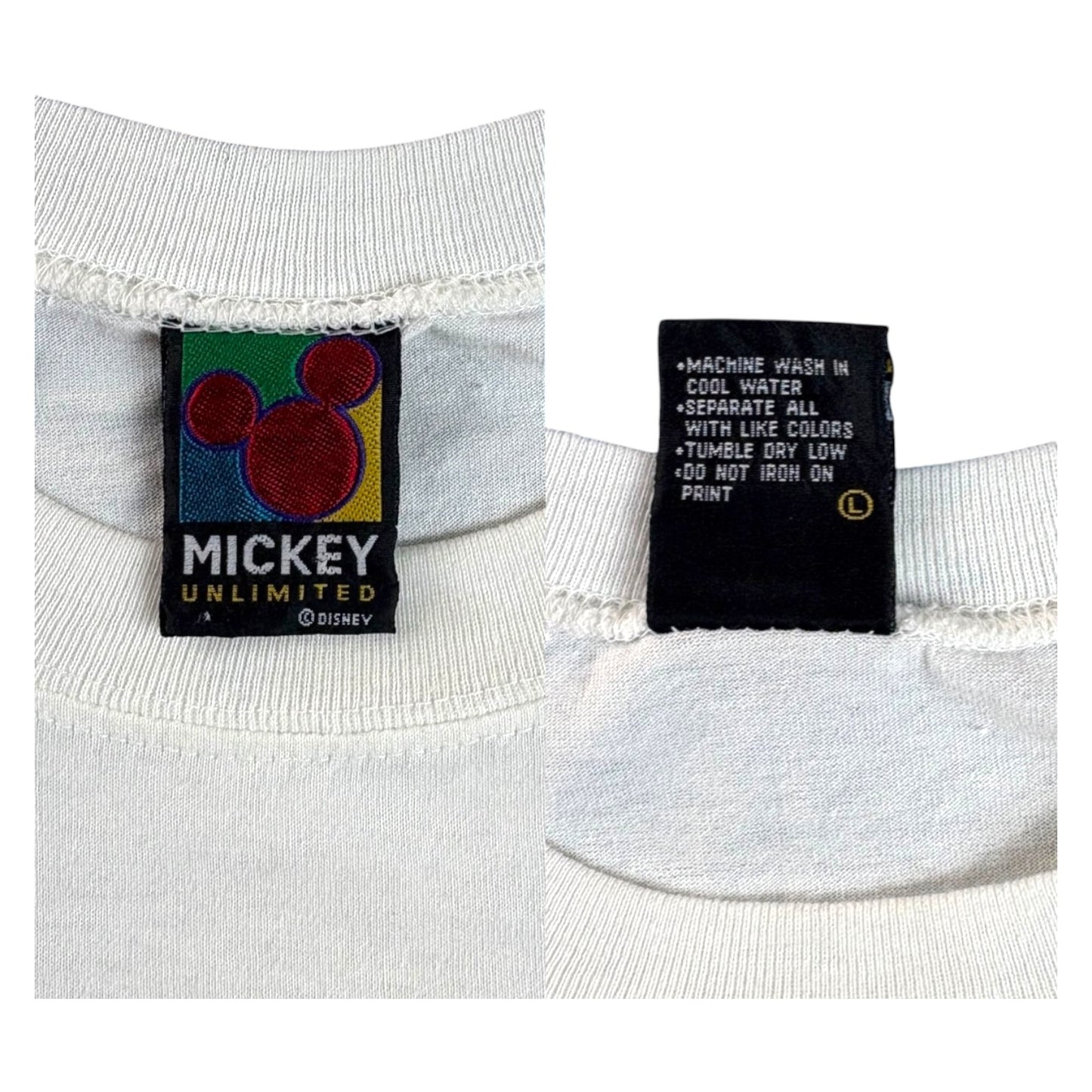 DONALD DUCK T-Shirt White Size L