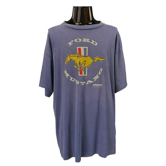 FORD Vintage Mustang Official Sportswear USA T-Shirt Size XL