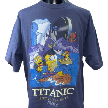 SIMPSONS TITANIC T-Shirt Size XL
