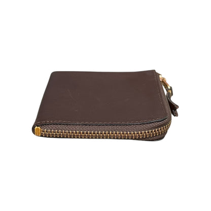 Wallet COMME des GARCONS L-Zip Leather Wallet Brown