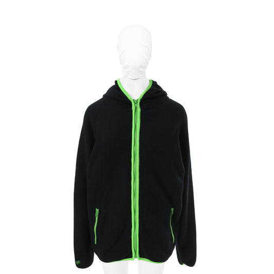 UNDERCOVER 01SS Black Green Cotton Hoodie Size M
