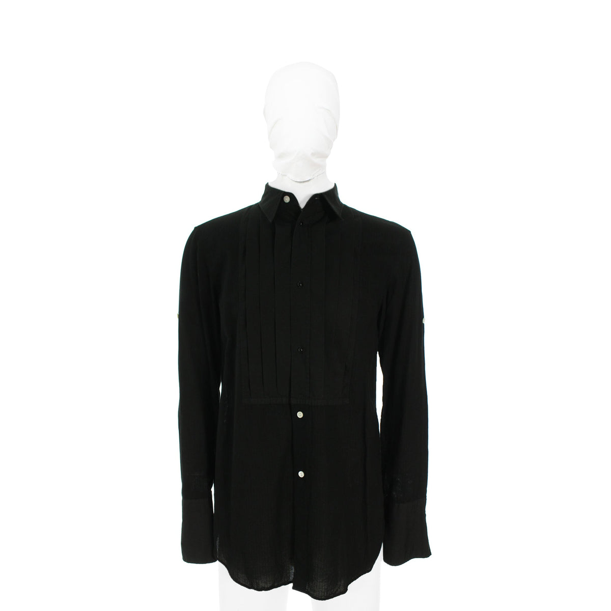 NUMBER (N)INE 2007 S/S Cotton Long Sleeve Shirt Black Size 3