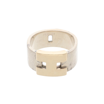 Hermes HERMÈS Multi Silver Gold Ring