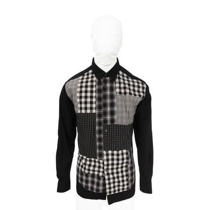COMME des GARCONS 2012AW Cotton Long Shirt Multi Size S