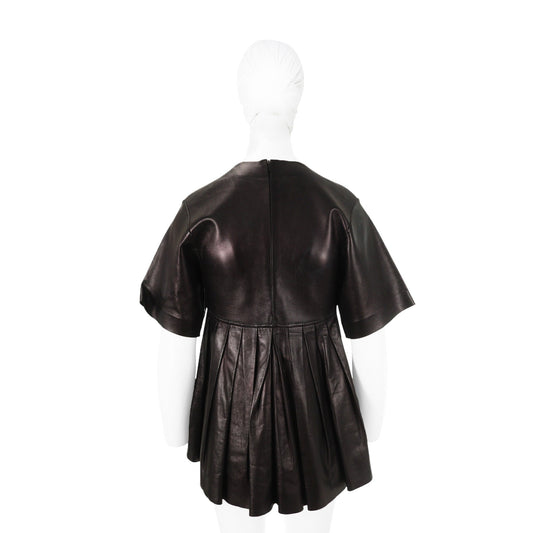 Celine CÉLINE by Phoebe Philo Sheepskin Dress Black Size 38