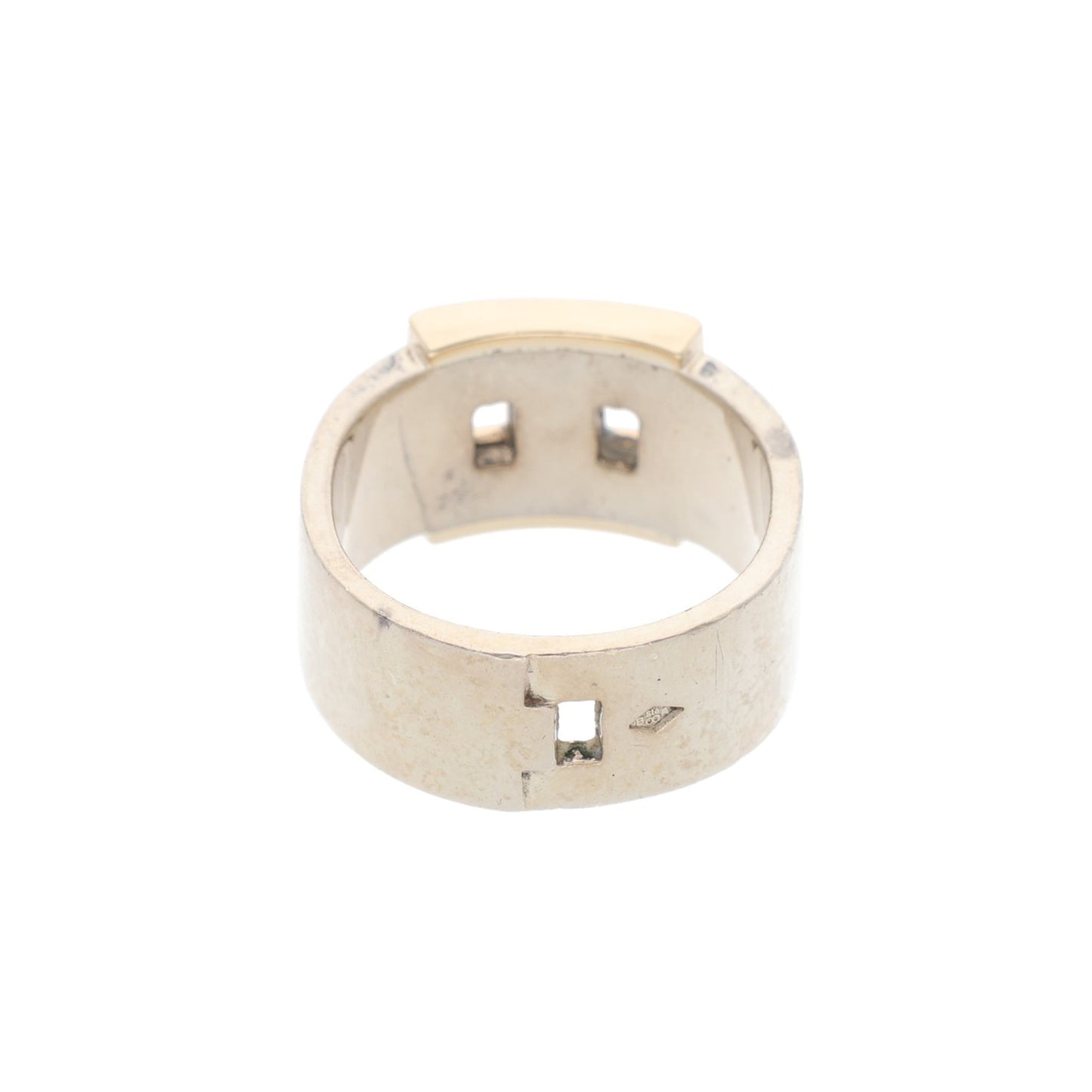 Hermes HERMÈS Multi Silver Gold Ring