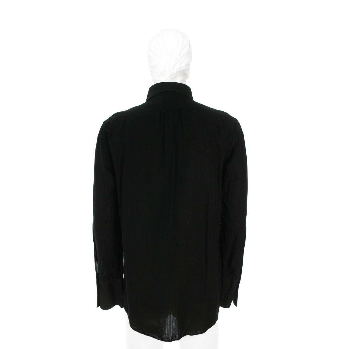 NUMBER (N)INE 2007 S/S Cotton Long Sleeve Shirt Black Size 3