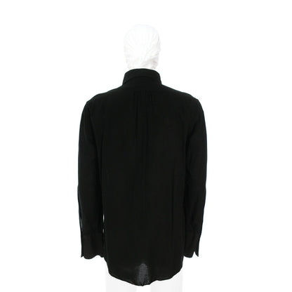 NUMBER (N)INE 2007 S/S Cotton Long Sleeve Shirt Black Size 3